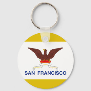 Porte-clés Porte - clé du drapeau de San Francisco (Californi