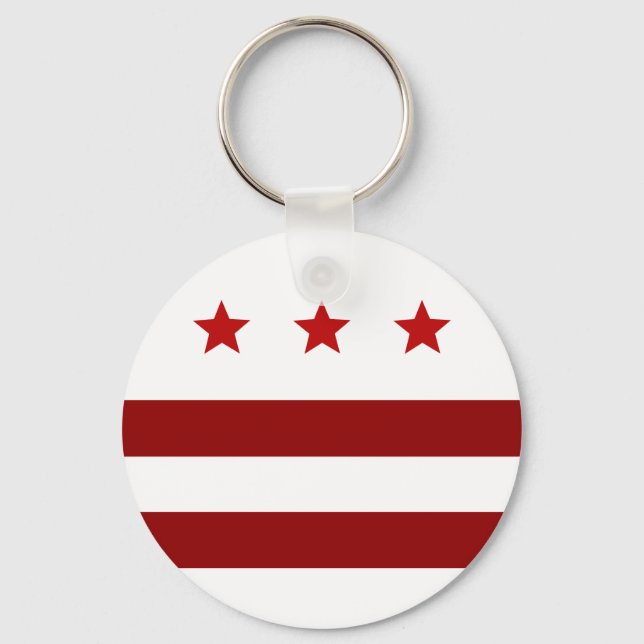 Porte-clés Porte - clé du drapeau de Washington D.C. (Recto)