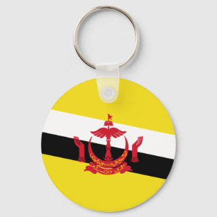 Porte-clés Porte - clé du drapeau du Brunei patriotique