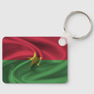 Porte-clés Porte - clé du drapeau du Burkina Faso