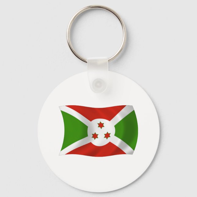 Porte-clés Porte - clé du drapeau du Burundi (Recto)