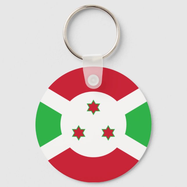 Porte-clés Porte - clé du drapeau du Burundi (Recto)