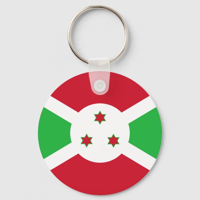 Porte-clés Porte - clé du drapeau du Burundi patriotique (Recto)