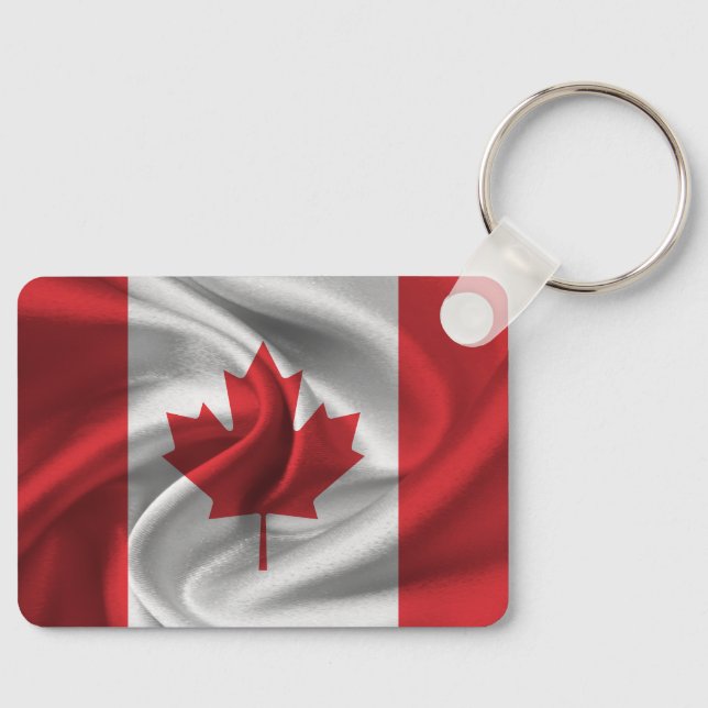 Porte-clés Porte - clé du drapeau du Canada (Recto)