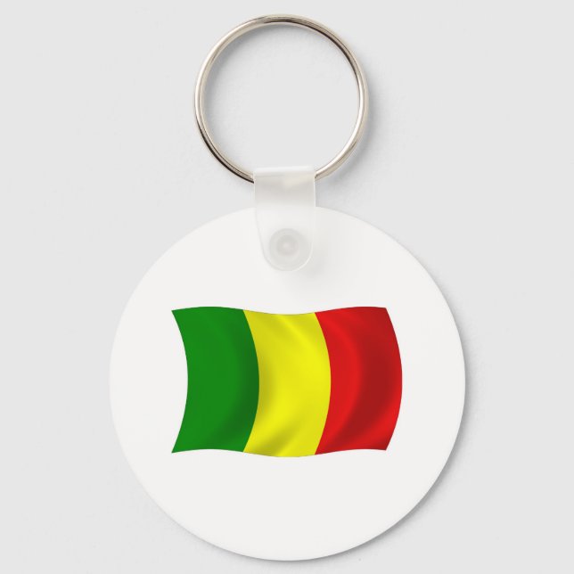 Porte-clés Porte - clé du drapeau du Mali (Recto)