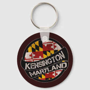 Porte-clés Porte - clé du drapeau du Maryland de Kensington