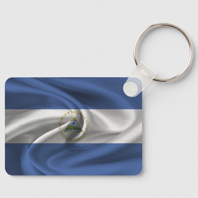 Porte-clés Porte - clé du drapeau du Nicaragua (Recto)