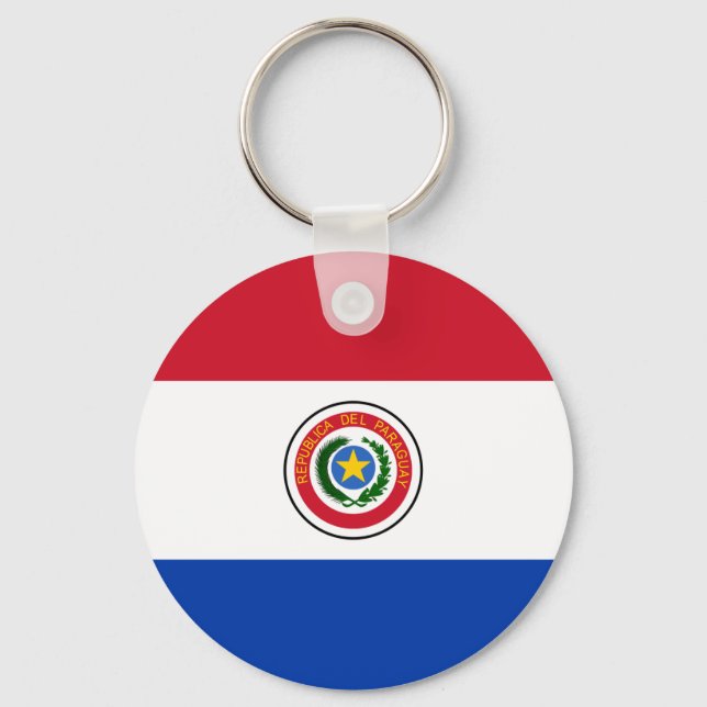 Porte-clés Porte - clé du drapeau du Paraguay (Recto)