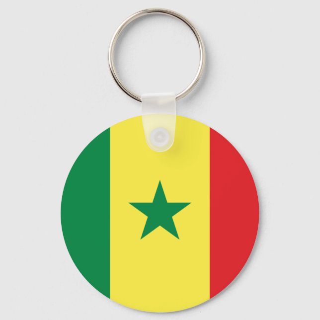 Porte-clés Porte - clé du drapeau du Sénégal (Recto)