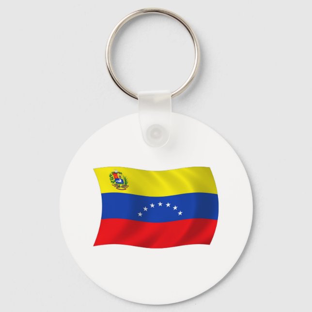 Porte-clés Porte - clé du drapeau du Venezuela (Recto)