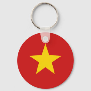 Porte-clés Porte - clé du drapeau du Vietnam Fisheye