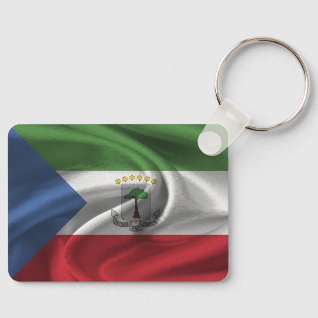 Porte-clés Porte - clé du drapeau équato-guinéen (Recto)