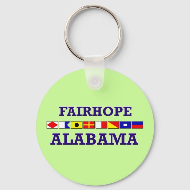 Porte-clés Porte - clé du drapeau Fairhope (Recto)