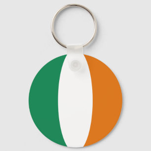 Porte-clés Porte - clé du drapeau Fisheye d'Irlande