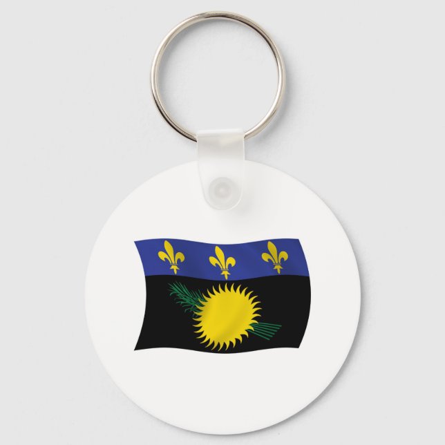 Porte-clés Porte - clé du drapeau guadeloupe (Recto)