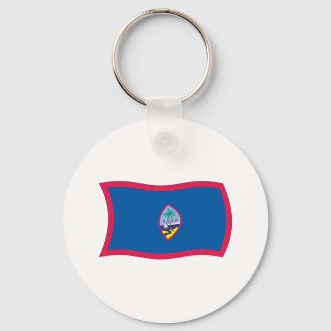 Porte-clés Porte - clé du drapeau Guam (Recto)