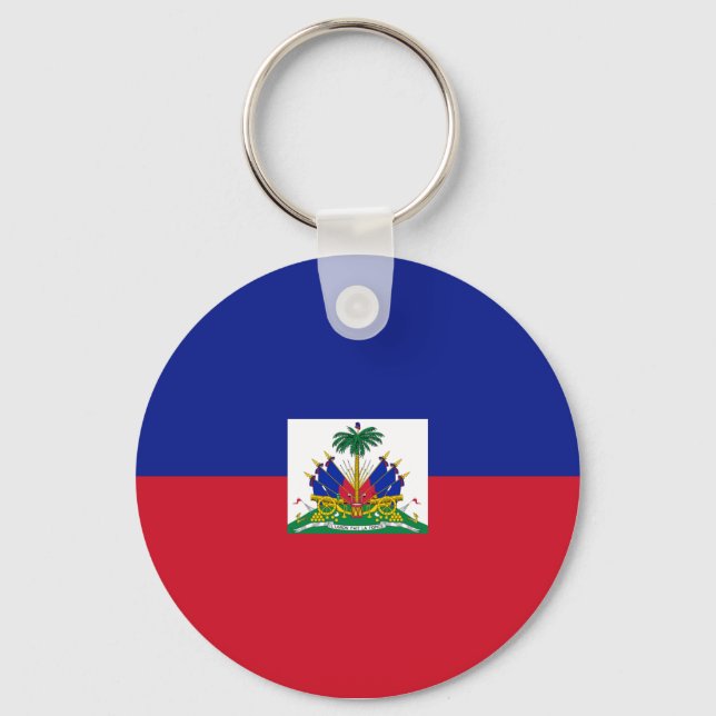 Porte-clés Porte - clé du drapeau haïtien (Recto)