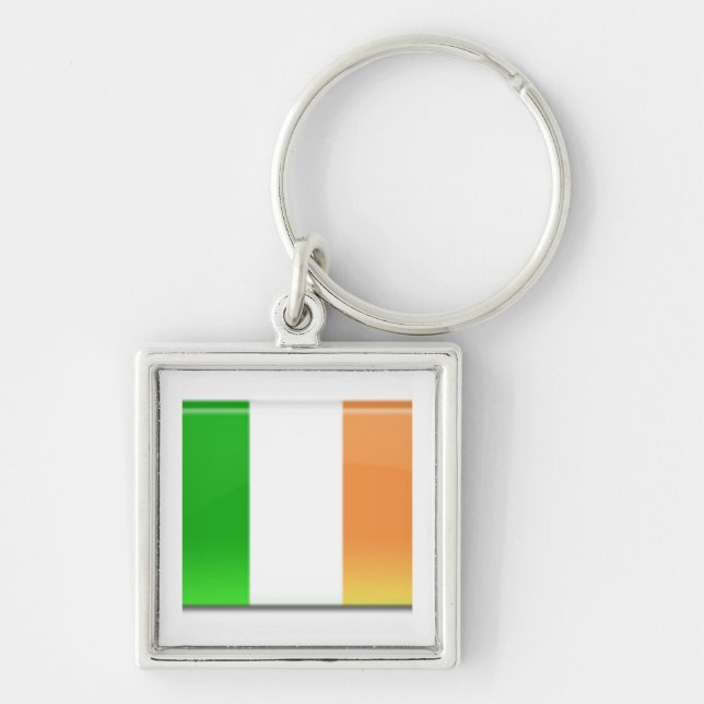 Porte-clés Porte - clé du drapeau irlandais (Devant)