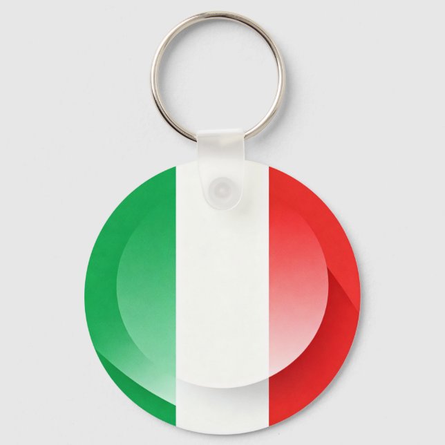 Porte-clés Porte - clé du drapeau italien (Recto)