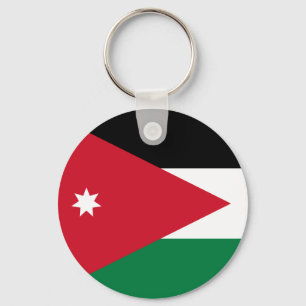 Porte-clés Porte - clé du drapeau jordanien