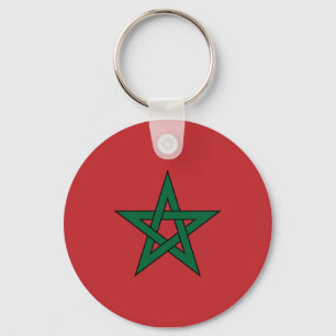 Porte-clés Porte - clé du drapeau marocain