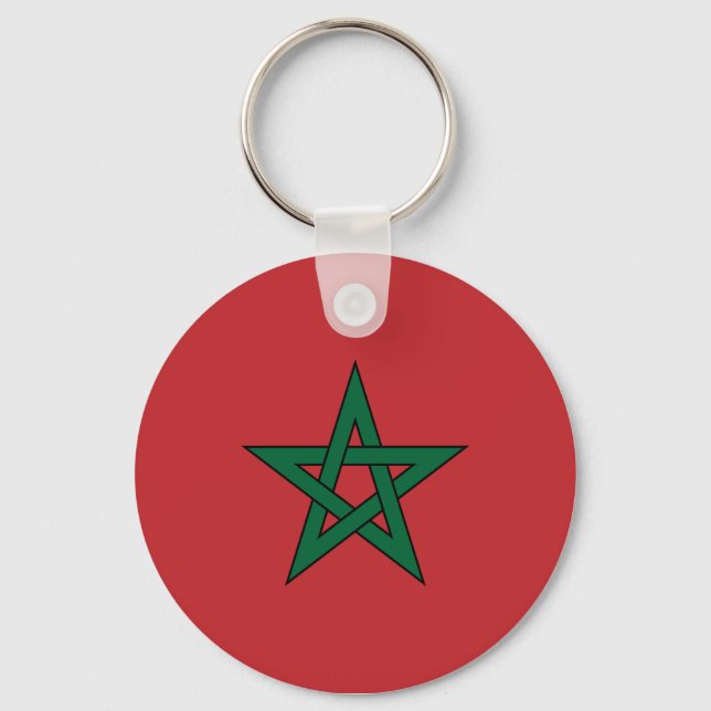 Porte-clés Porte - clé du drapeau marocain (Recto)
