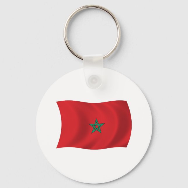 Porte-clés Porte - clé du drapeau marocain (Recto)