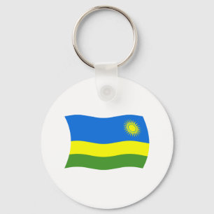 Porte-clés Porte - clé du drapeau rwandais