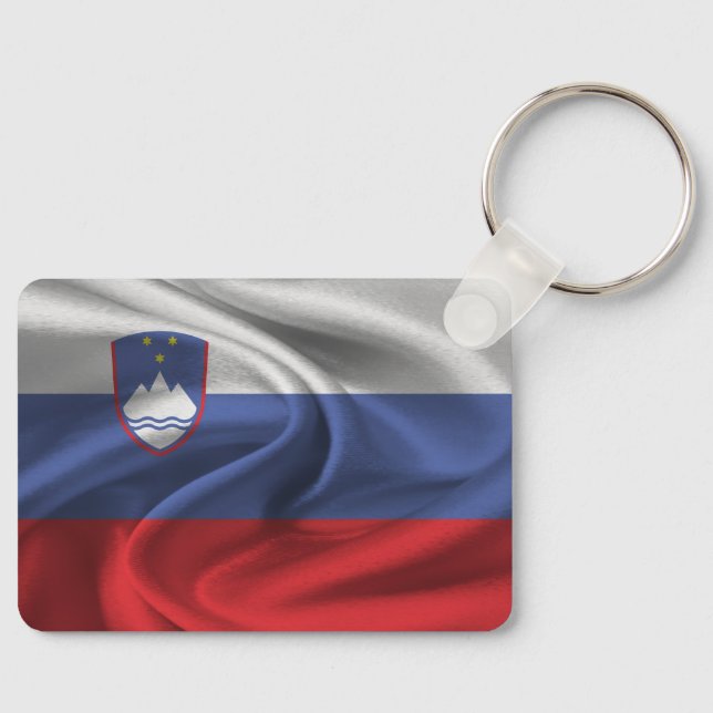 Porte-clés Porte - clé du drapeau slovène (Recto)