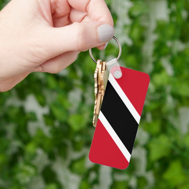 Porte-clés porte - clé du drapeau trinidad et tobago (main)