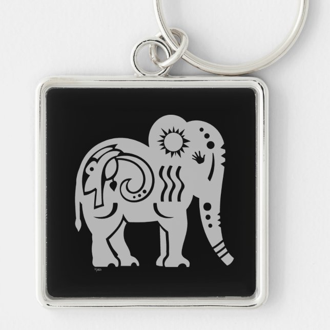 Porte-clés Porte - clé du géant sacré (gris) (Devant)