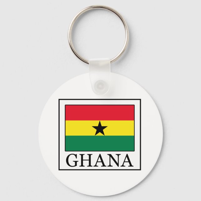 Porte-clés Porte - clé du Ghana (Recto)