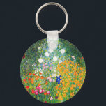 Porte-clés Porte - clé du jardin des fleurs Gustav Klimt<br><div class="desc">Porte - clé du jardin fleuri Gustav Klimt. Peinture à l'huile sur toile de 1907. Achevé durant sa phase d’or, Flower Garden est l’un des tableaux paysagers les plus célèbres de Klimt. Les couleurs d'été éclatent dans cette oeuvre avec un beau mélange de fleurs orange, rouge, violet, bleu, rose et...</div>
