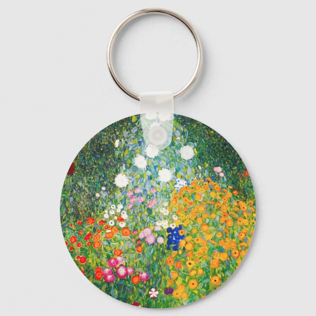 Porte-clés Porte - clé du jardin des fleurs Gustav Klimt (Recto)