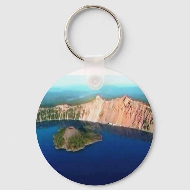 Porte-clés Porte - clé du lac Crater (Recto)