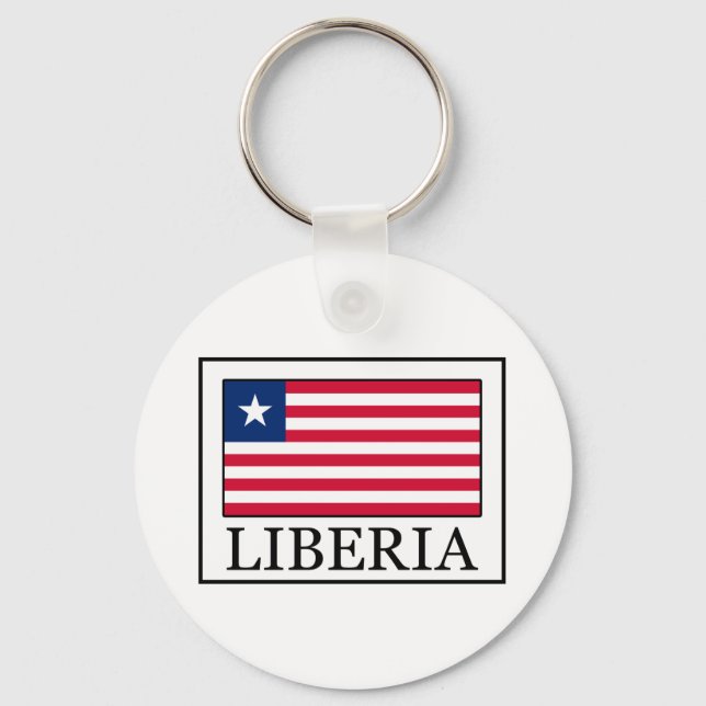 Porte-clés Porte - clé du Libéria (Recto)