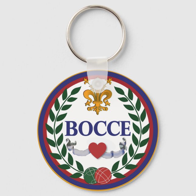Porte-clés porte - clé du logo budget bocce (Recto)