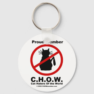 Porte-clés Porte - clé du logo de Haters Cat