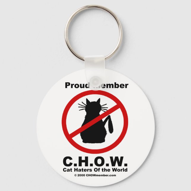 Porte-clés Porte - clé du logo de Haters Cat (Recto)