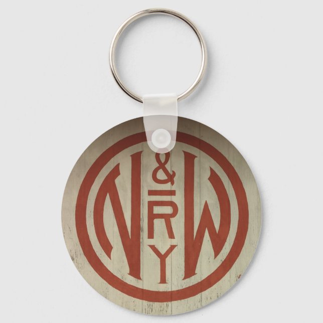 Porte-clés Porte - clé du logo de Norfolk et Western Railway (Recto)