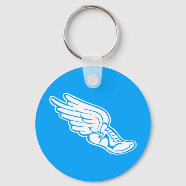 Porte-clés Porte - clé du logo de piste bleu (Recto)