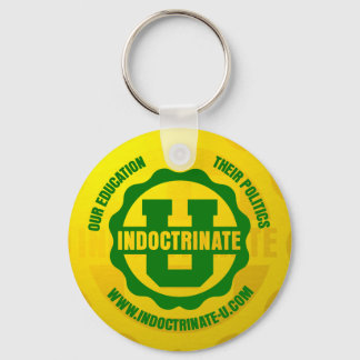 Porte-clés porte - clé du logo de rayonnement "Indoctrinate U
