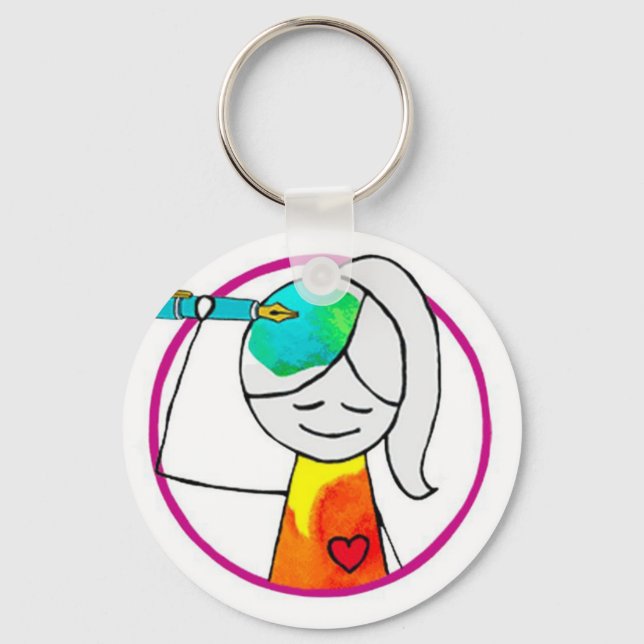 Porte-clés Porte - clé du logo HWJ (Recto)