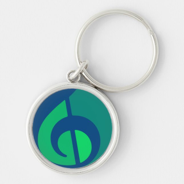 Porte-clés PORTE - CLÉ du logo IVH (Devant)