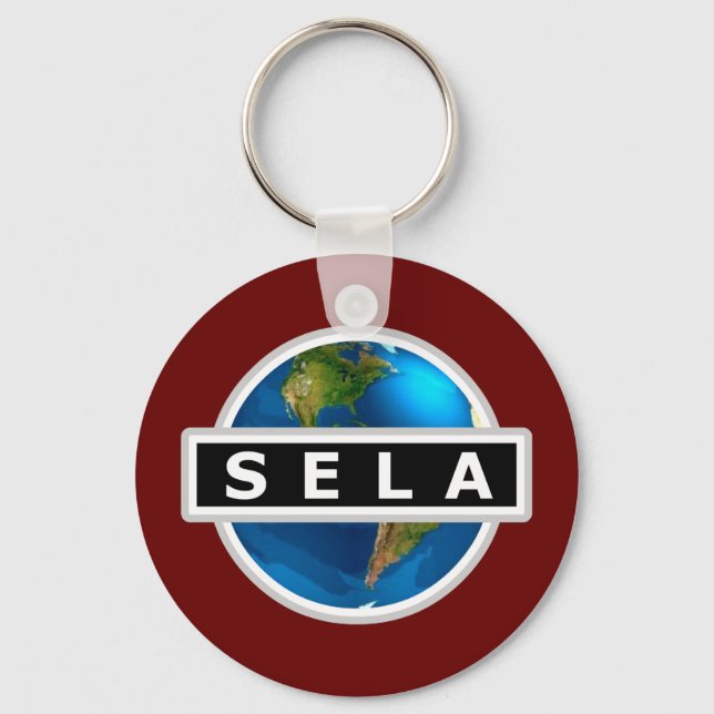 Porte-clés PORTE - CLÉ du logo SELA (Recto)