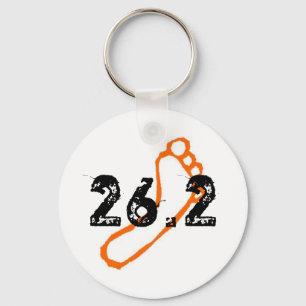 Porte-clés Porte - clé du marathon pieds nus