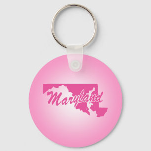Porte-clés Porte - clé du Maryland rose
