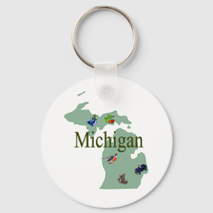 Porte-clés Porte - clé du Michigan