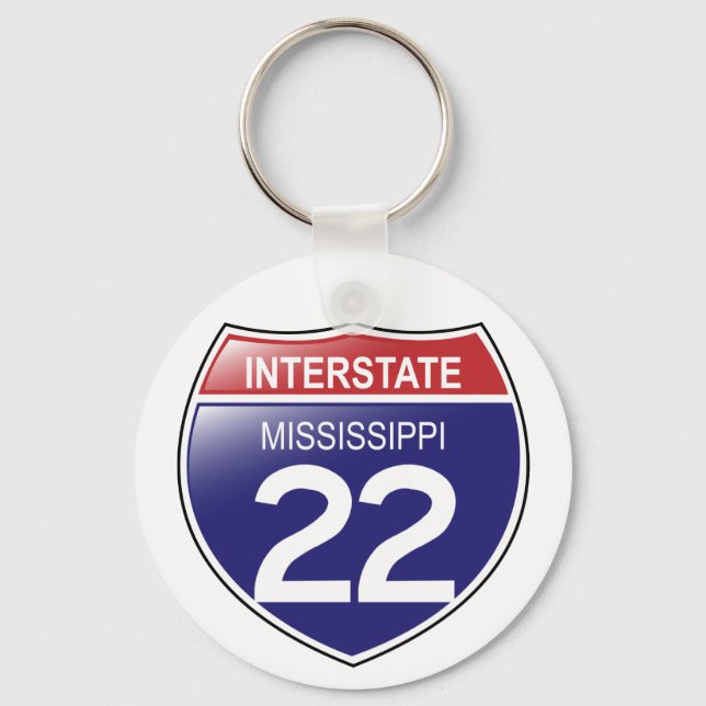 Porte-clés Porte - clé du Mississippi I-22 (Recto)