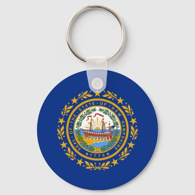 Porte-clés Porte - clé du New Hampshire (Recto)